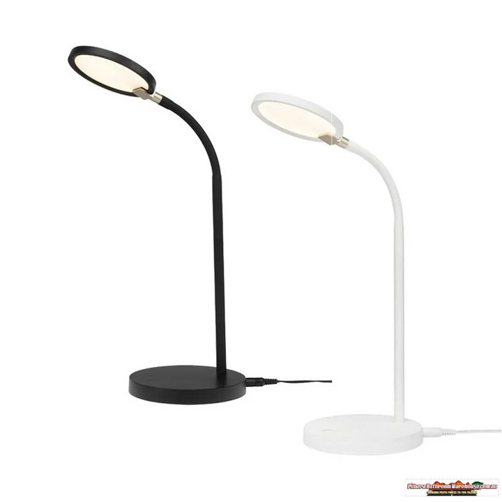 Laine LED Table Lamp White, Black 21430 Brilliant Lighting