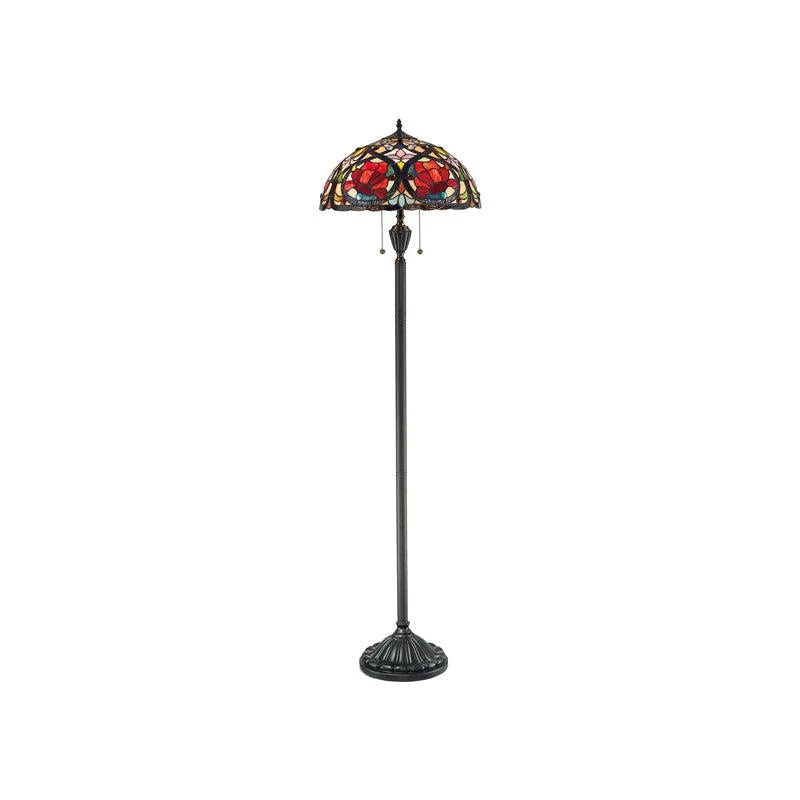 Larissa Floor Lamp in 2 Light E27 Elstead Lighting - ELS.QZ-LARISSA-FL