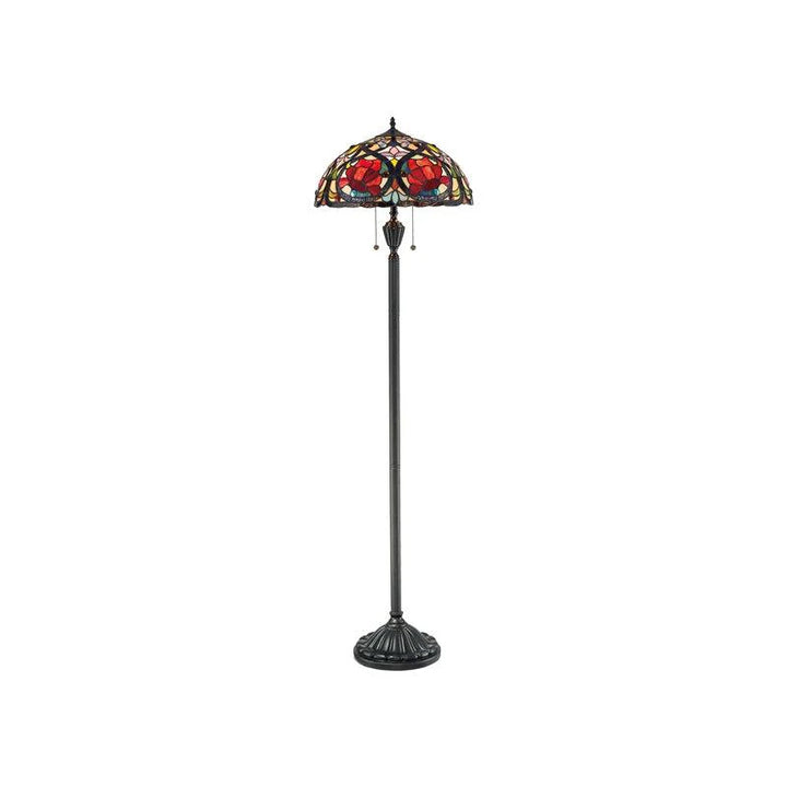 Larissa Floor Lamp in 2 Light E27 Elstead Lighting - ELS.QZ-LARISSA-FL