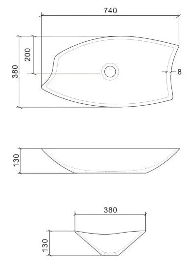 Leaf Above Counter Basin