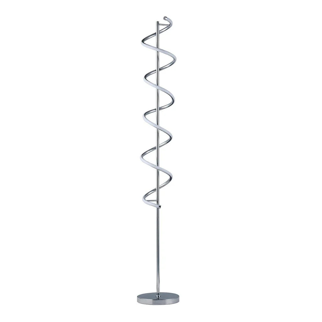 Lucy Sleek Modern LED Floor Lamp - Black or Chrome, 1500mm High, PL0184