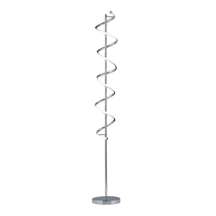 Lucy Sleek Modern LED Floor Lamp - Black or Chrome, 1500mm High, PL0184