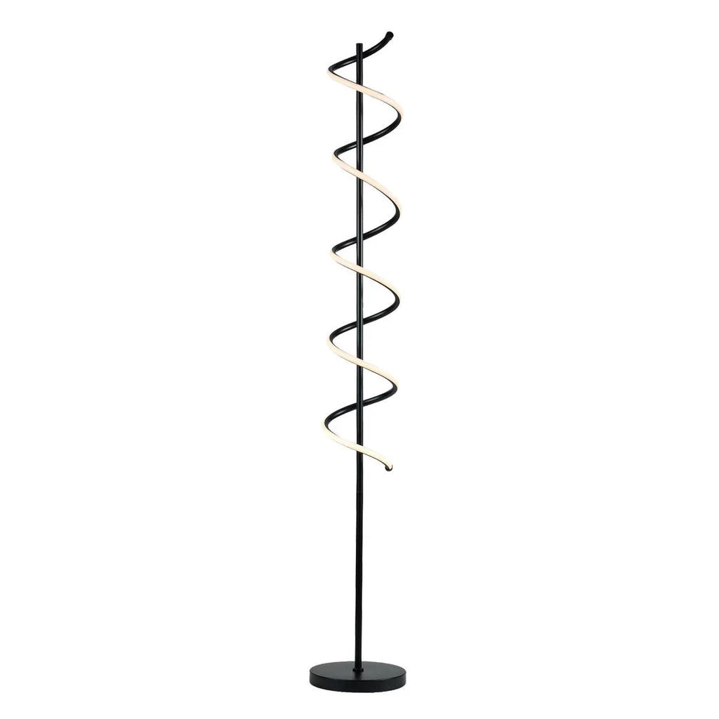 Lucy Sleek Modern LED Floor Lamp - Black or Chrome, 1500mm High, PL0184