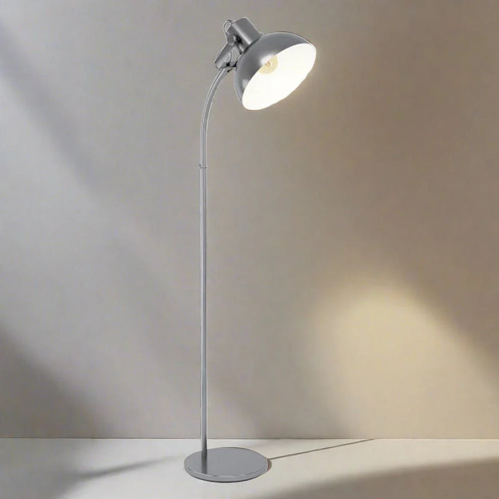 Lubenham Floor Lamp in Black or Antique Nickel