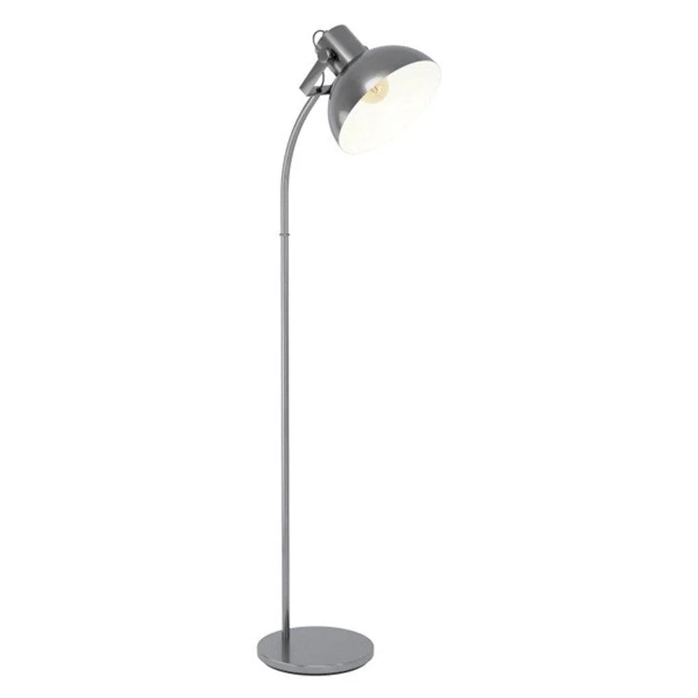 Lubenham Floor Lamp in Black or Antique Nickel