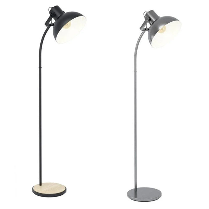 Lubenham Floor Lamp in Black or Antique Nickel