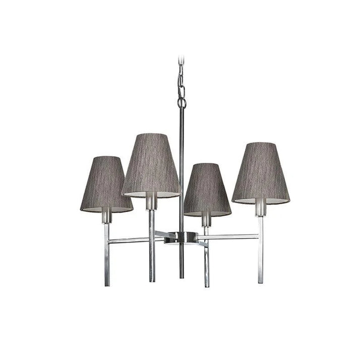 Lucerne 4Lt/6Lt Chandelier E14 in Brushed Nickel Elstead Lighting - ELS.LUCERNE