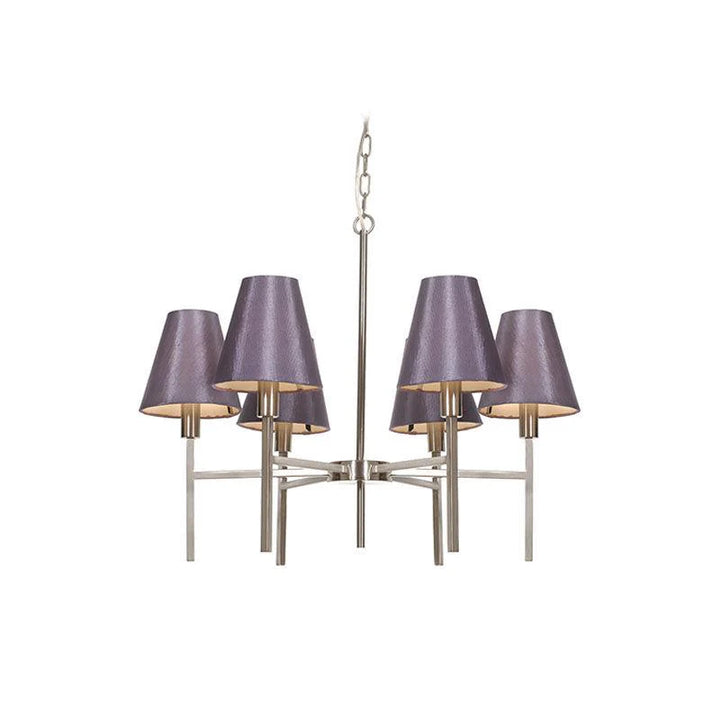 Lucerne 4Lt/6Lt Chandelier E14 in Brushed Nickel Elstead Lighting - ELS.LUCERNE