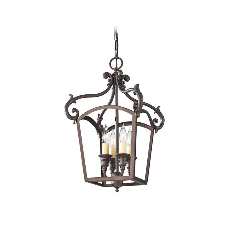 Luminary 4Lt Chandelier E14 in Oil Rubbed Bronze Elstead Lighting - ELS.FE-LUMINARY-P-A