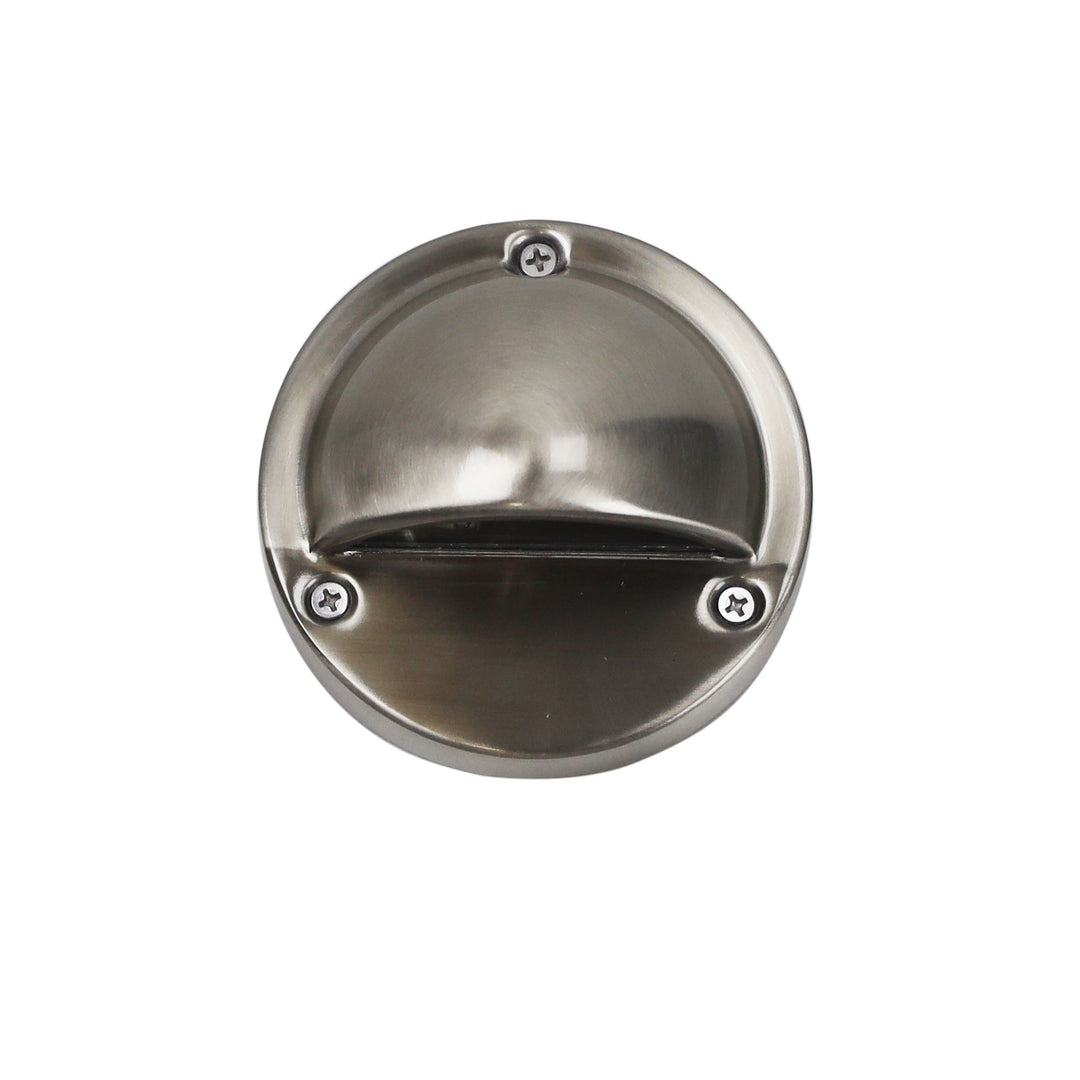 Luna Eyelid Stainless Steel 12V IP44 Surface Mount Wall Light