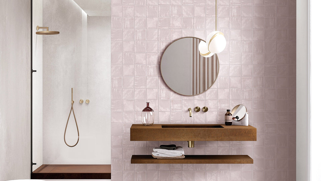 Luxe Pink Gloss 76x152x9 - Wall Tile