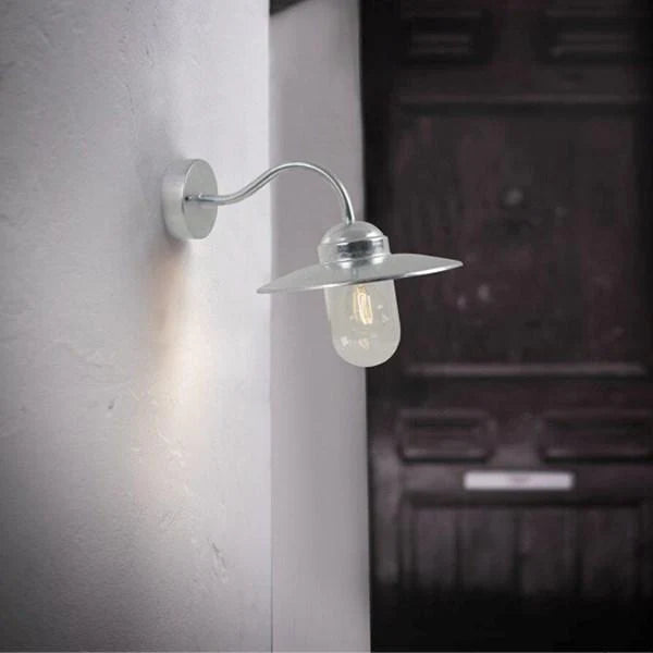 Luxembourg Outdoor Wall Light in Black, Rusty, Galvanised or Copper