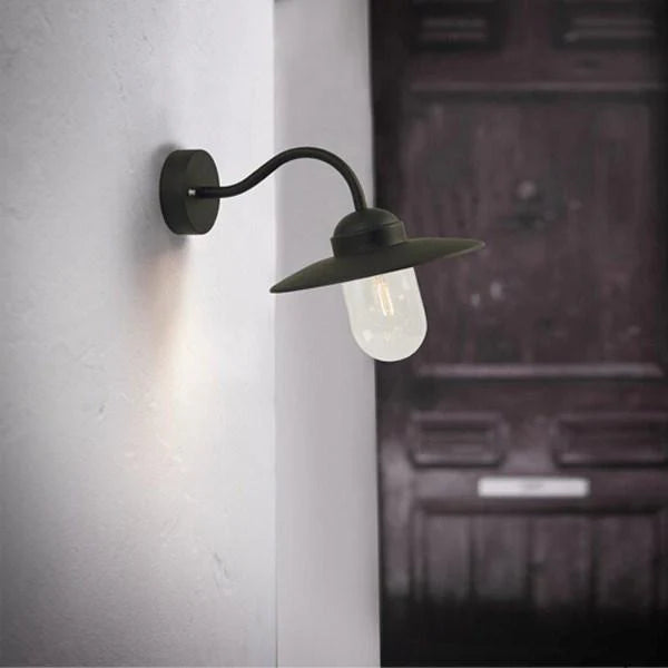 Luxembourg Outdoor Wall Light in Black, Rusty, Galvanised or Copper