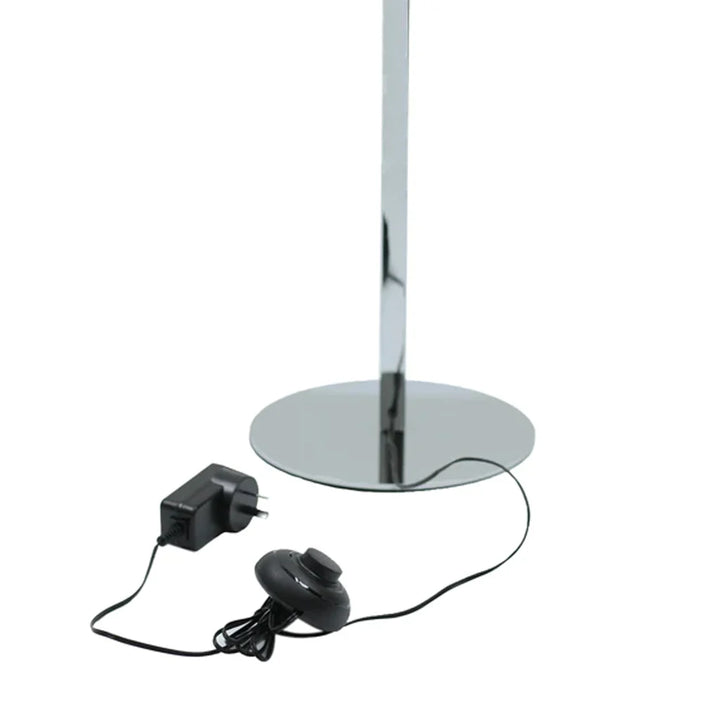 Lydia Spiral Modern Metal LED Floor Lamp - Black or Chrome, 1450mm High, PL0243