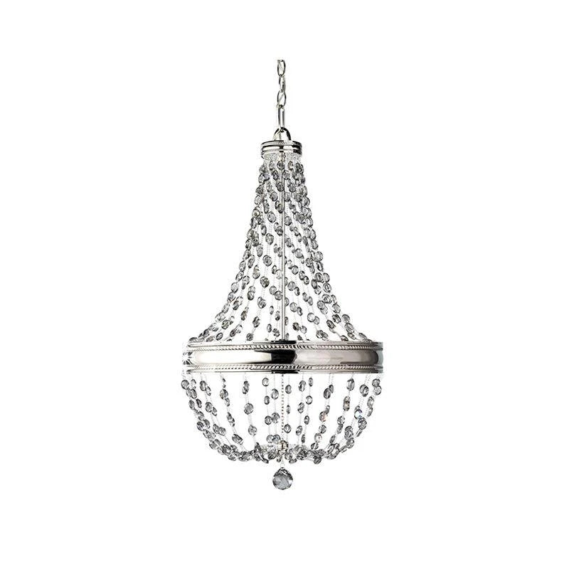 Malia 6Lt/8Lt Chandelier E14 in Polished Nickel Elstead Lighting - ELS.FE-MALIA