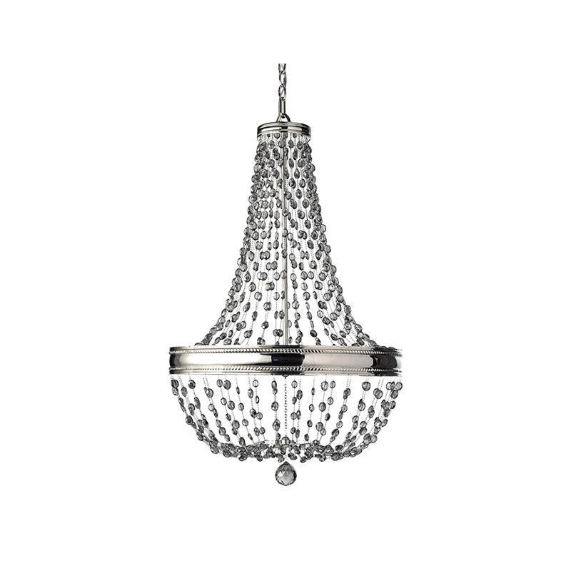 Malia 6Lt/8Lt Chandelier E14 in Polished Nickel Elstead Lighting - ELS.FE-MALIA