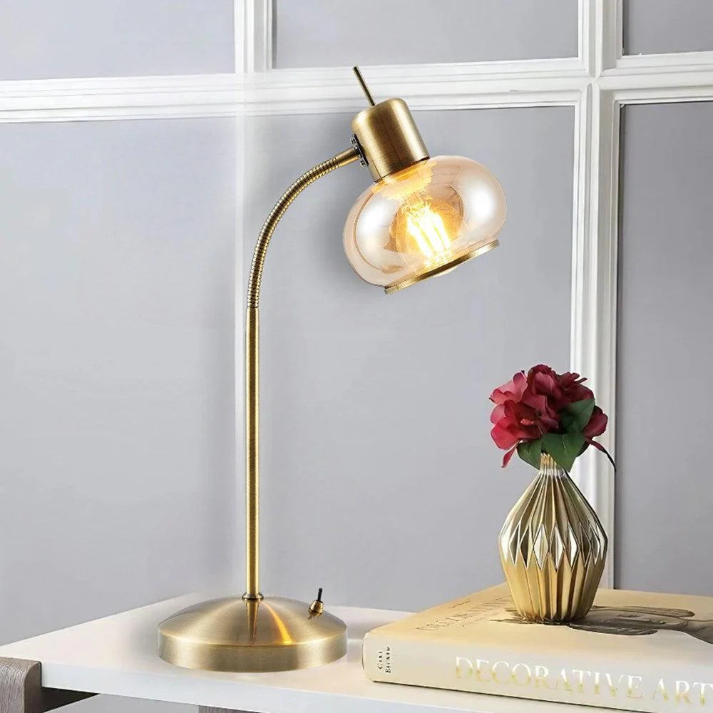 Marbell Table Lamp Antique Brass, Black MARBELL TL Telbix Lighting