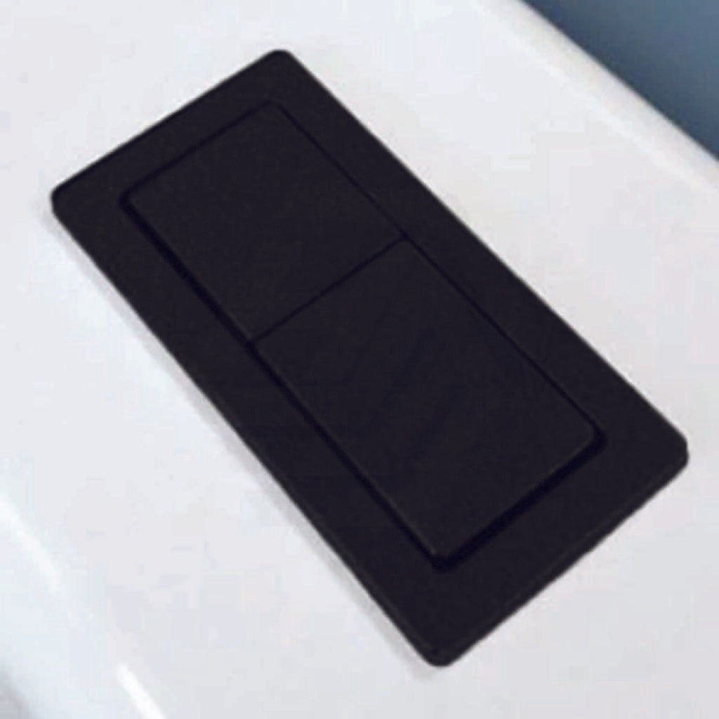 Square Black Cistern Buttons & Seat Hinge Covers