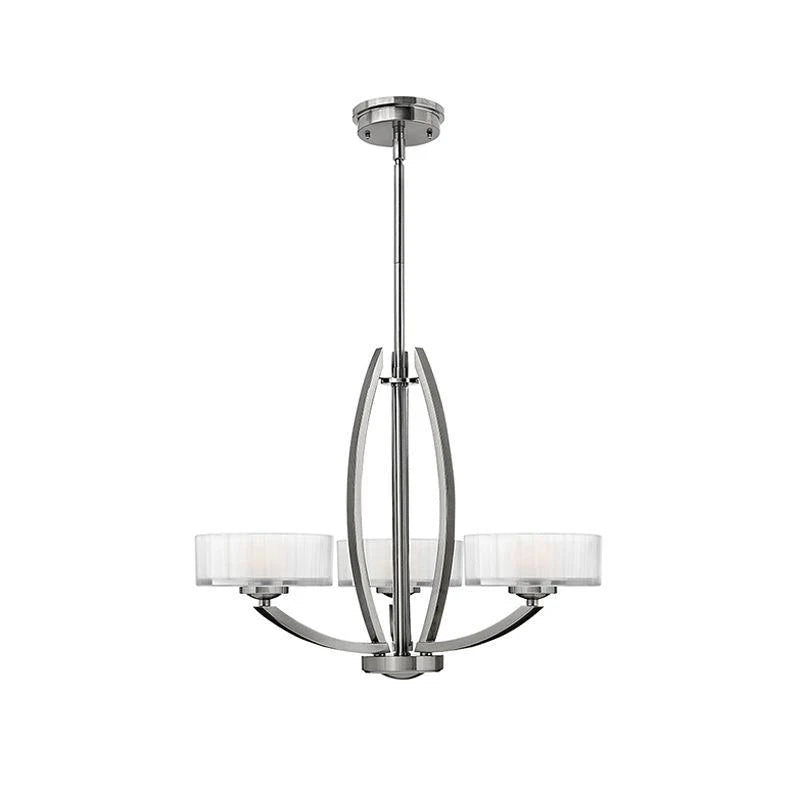 Meridian 3Lt/5Lt Chandelier E14 in Brushed Nickel Elstead Lighting - ELS.HK-MERIDIAN