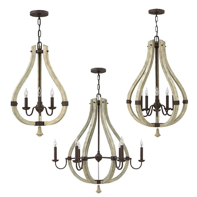 Middlefield 3Lt/5Lt/6Lt Chandelier E14 in Iron Rust Elstead Lighting -ELS.HK-MIDDLEFIELD