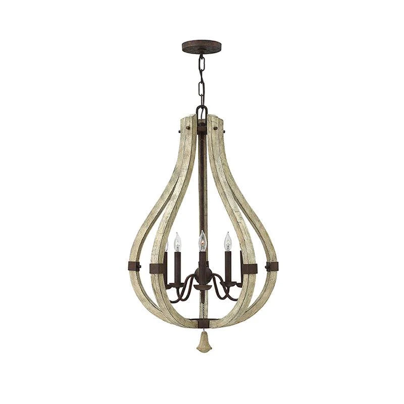 Middlefield 3Lt/5Lt/6Lt Chandelier E14 in Iron Rust Elstead Lighting -ELS.HK-MIDDLEFIELD