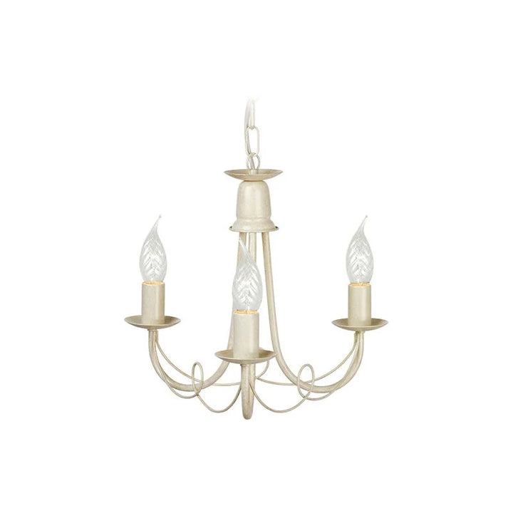 Minster Chandelier 3Lt/5Lt/6Lt E14 in Black/Gold/Ivory Elstead Lighting - ELS.MN3, ELS.MN5, ELS.MN6