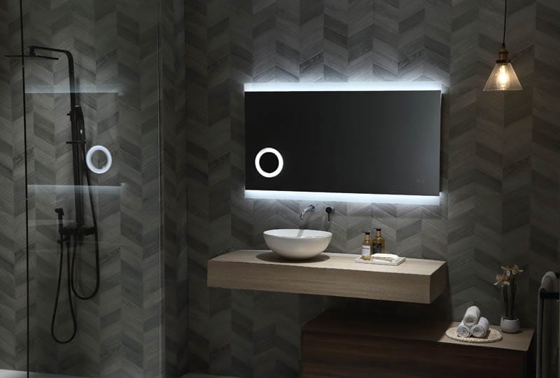 Miro LED Mirror 1500x700mm With Magnifier
