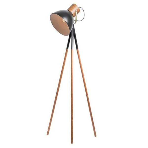 Modern Tripod Floor Lamp in Black, Stone or White