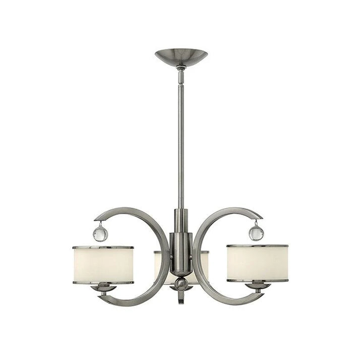 Monaco 3Lt/5Lt/6Lt Chandelier E14 in Brushed Nickel Elstead Lighting - ELS.HK-MONACO