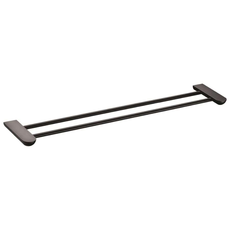 Montella 600 Double Towel Rail – Matte Black