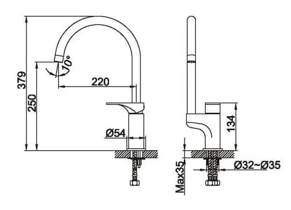 Montella Sink Mixer – Kitchen Taps