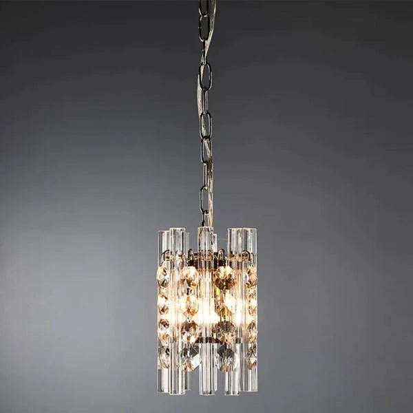 Monza Chandelier in Nickel