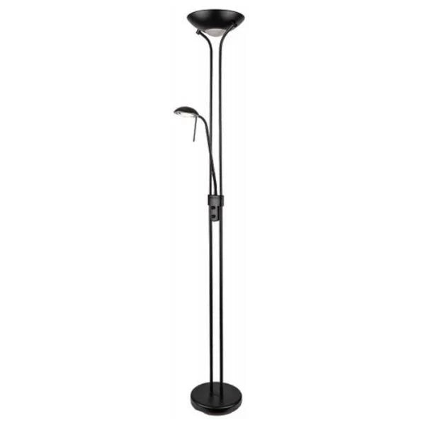 Mother & Child Floor Lamp in Black or Brushed Chrome