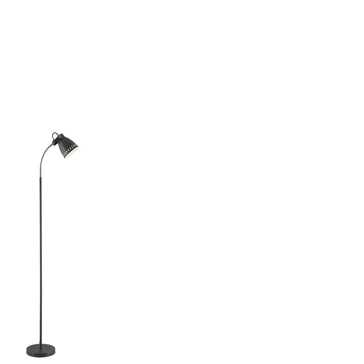 Nova Floor Lamp in Antique Brass, Black, Blue, Grey, Nickel, Pink or White