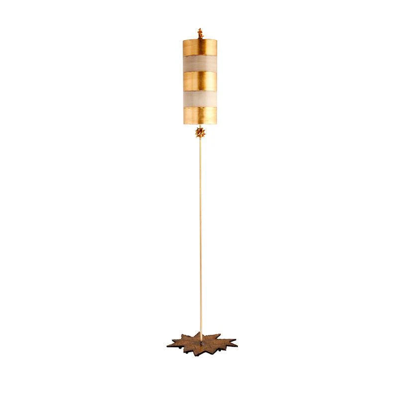 Nettle Floor Lamp E27 in Gold and Silver Elstead Lighting - ELS.FB-NETTLE-FL