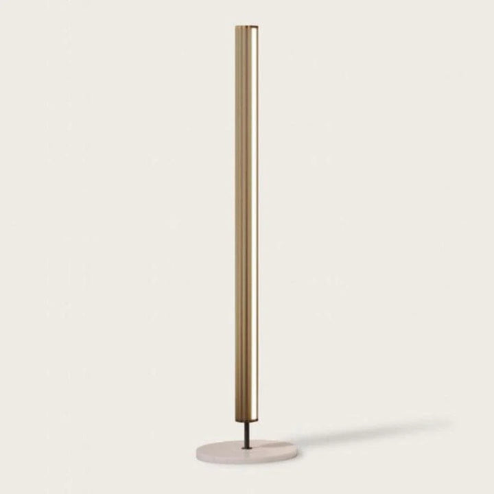 Niro LED Floor Lamp 30w in Matt Black, Aged Gold