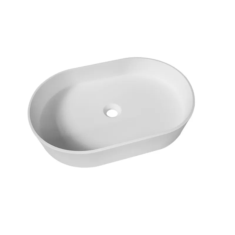 Noosa Solid Surface Matte White Basin 585x385x110