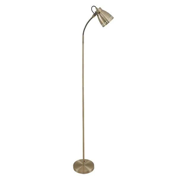 Nova Floor Lamp in Antique Brass, Black, Blue, Grey, Nickel, Pink or White