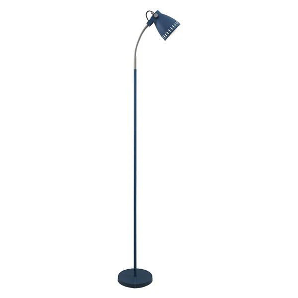 Nova Floor Lamp in Antique Brass, Black, Blue, Grey, Nickel, Pink or White