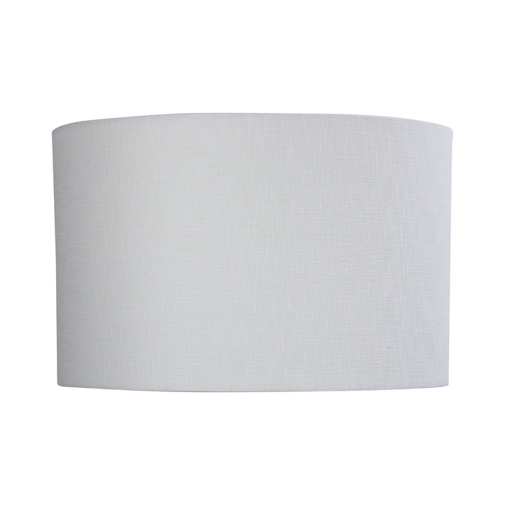 40cm White Linen Shade