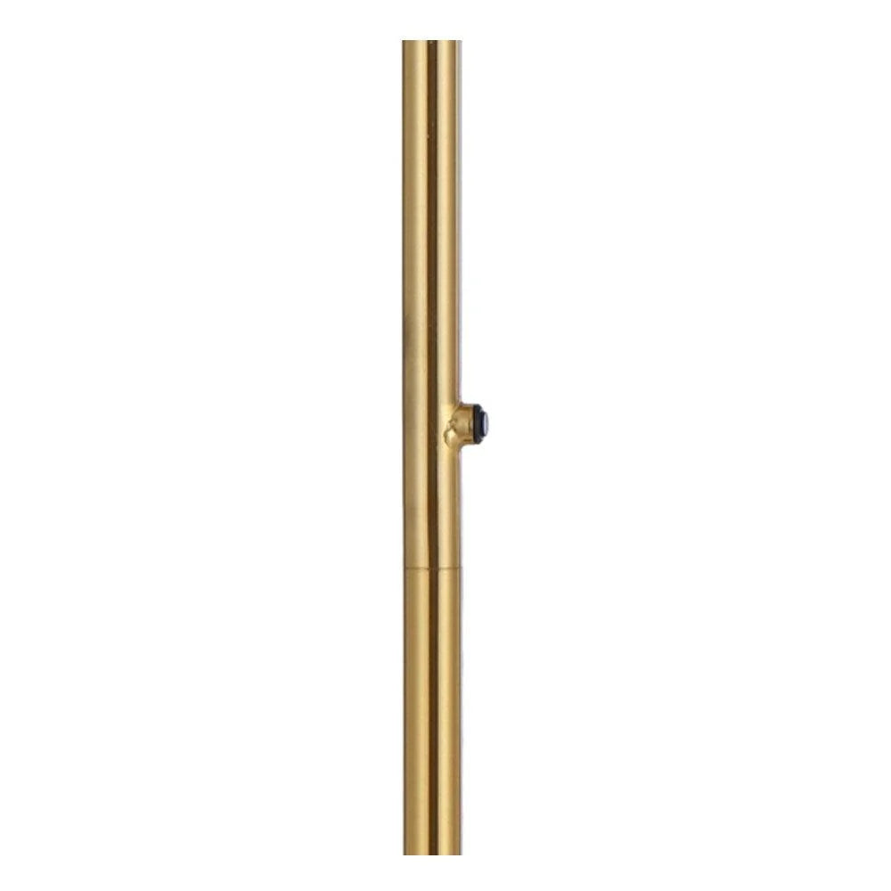 Oliana Floor Lamp in Antique Gold & Alabastro Glass