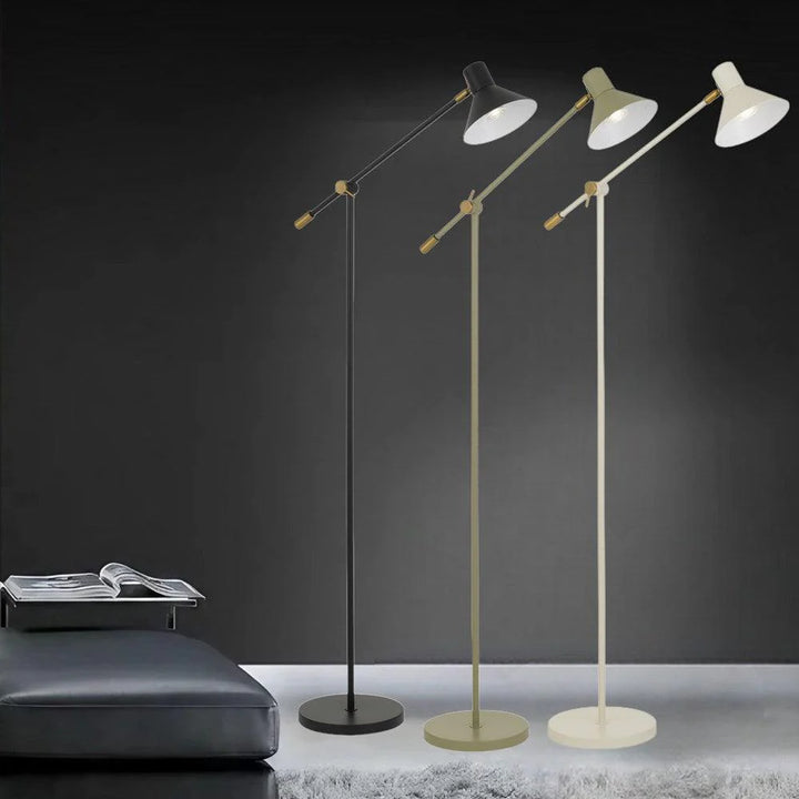 Olav Floor Lamp in Beige, Black, Green, orange