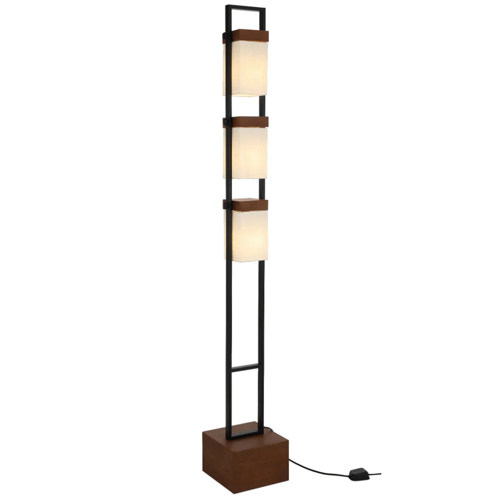 Osada Floor Lamp 3Lt in Black