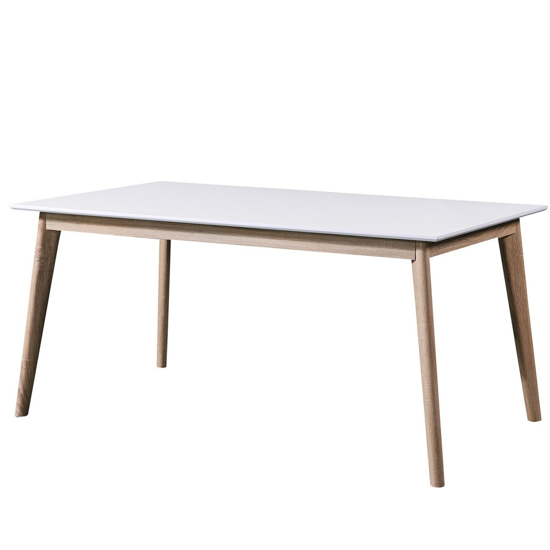 Oslo Dining Table White/Natural