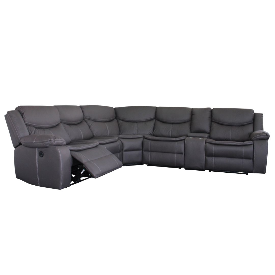 Otto 6 Pce Corner Recliner Suite