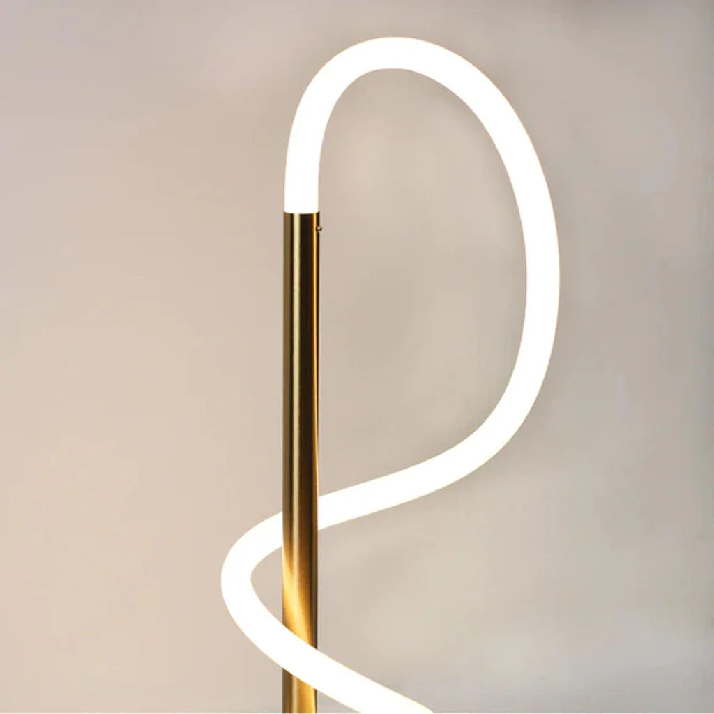 Kinsley Modern Glow, Metal LED Table Lamp - Gold, 500mm High, PL0242