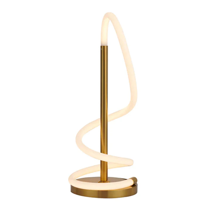 Kinsley Modern Glow, Metal LED Table Lamp - Gold, 500mm High, PL0242