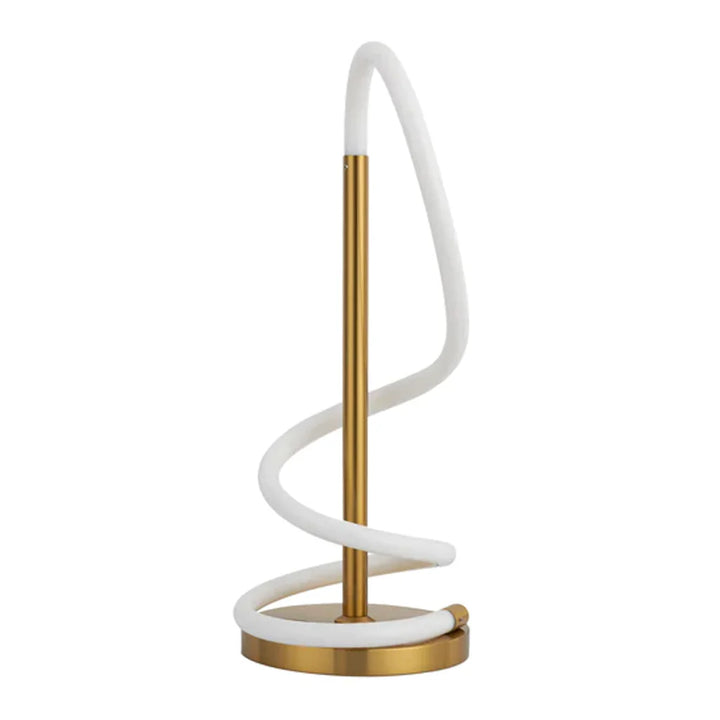 Kinsley Modern Glow, Metal LED Table Lamp - Gold, 500mm High, PL0242