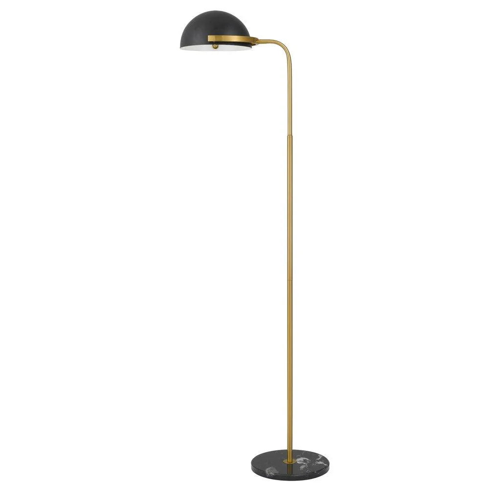 Pollard Floor Lamp in Black/Antique Gold