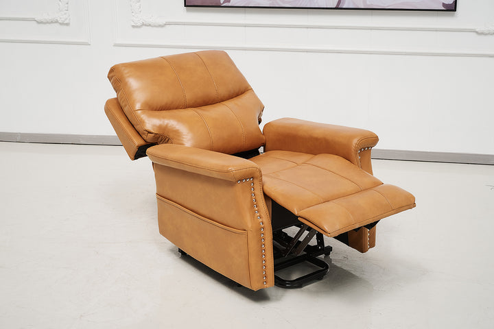 Paragon Power Motion Recliner Tan Faux Leather